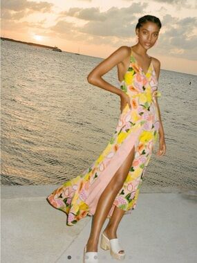 Hutch high/low wrap dress from Anthropologie